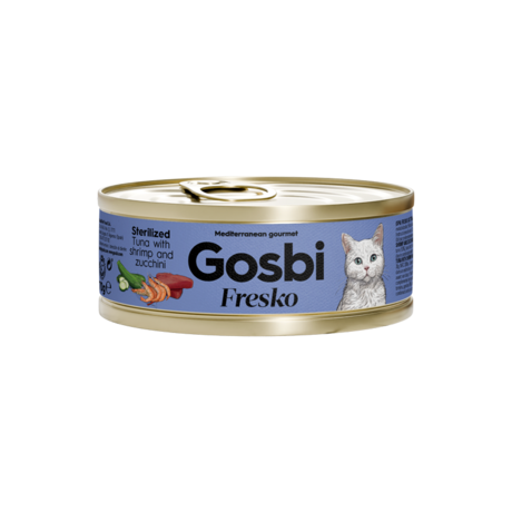 Fresko Cat Tuna With Shrimp And Zucchini Sterilized Fresko Cat Tuna With Shrimp And Zucchini Sterilized